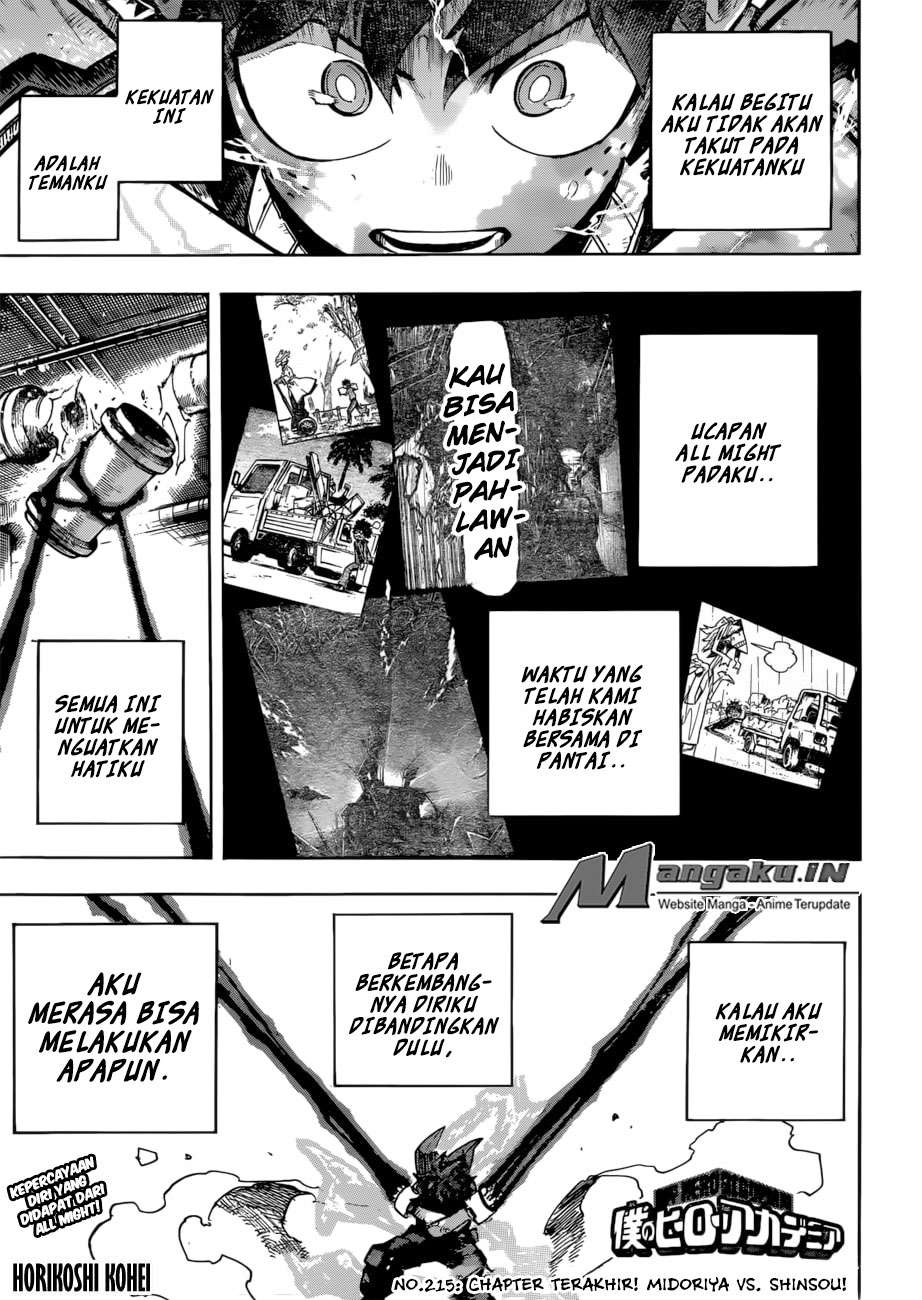 Boku no Hero Academia Chapter 215 - halaman 2