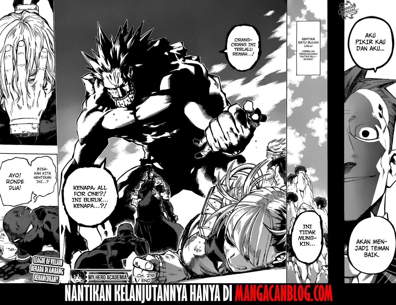 Boku no Hero Academia Chapter 219 - halaman 15