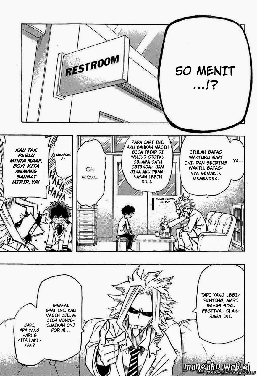 Boku no Hero Academia Chapter 22 - halaman 16
