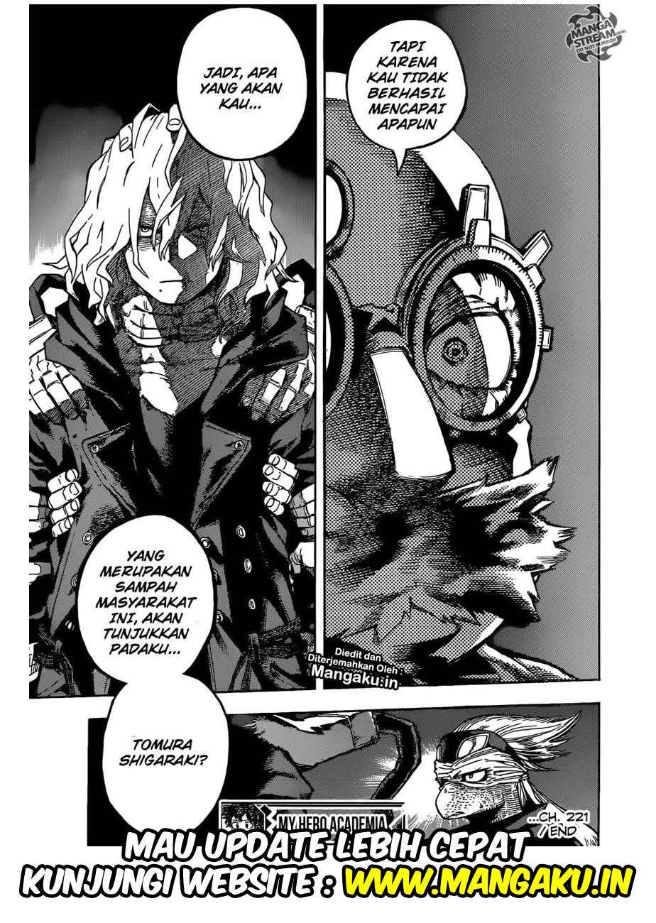 Boku no Hero Academia Chapter 221 - halaman 14
