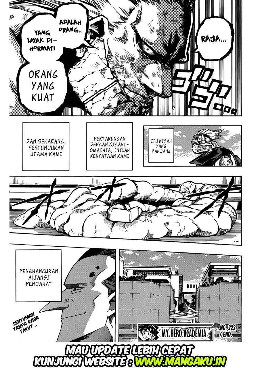 Boku no Hero Academia Chapter 222 - halaman 15
