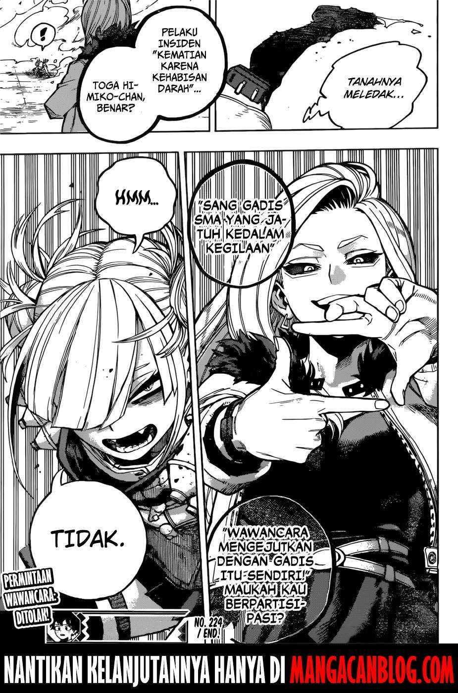 Boku no Hero Academia Chapter 224 - halaman 13