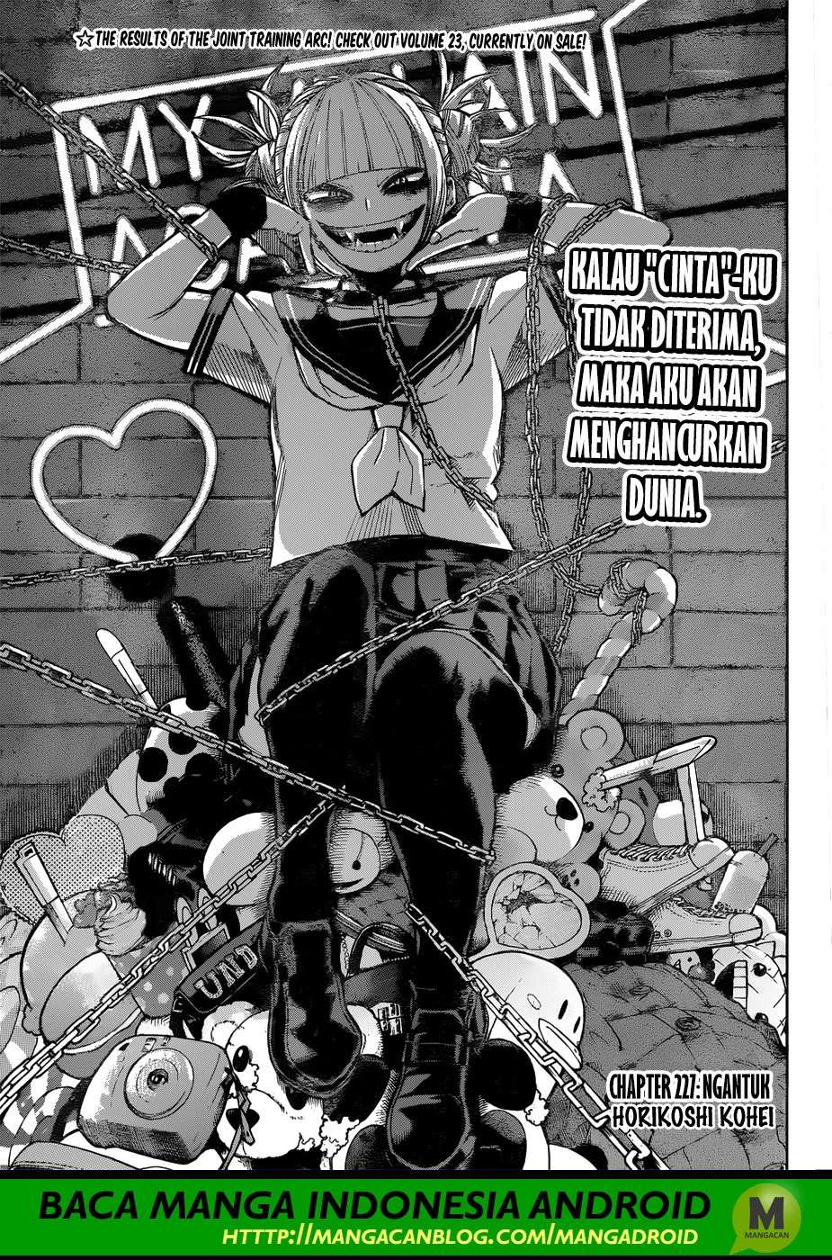 Boku no Hero Academia Chapter 227 - halaman 1