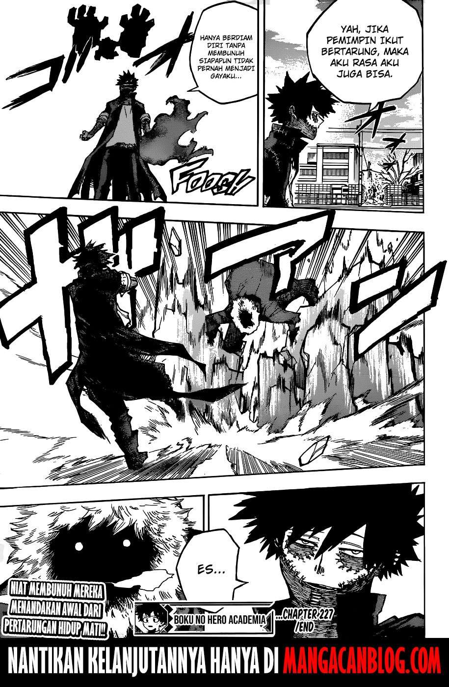 Boku no Hero Academia Chapter 227 - halaman 15
