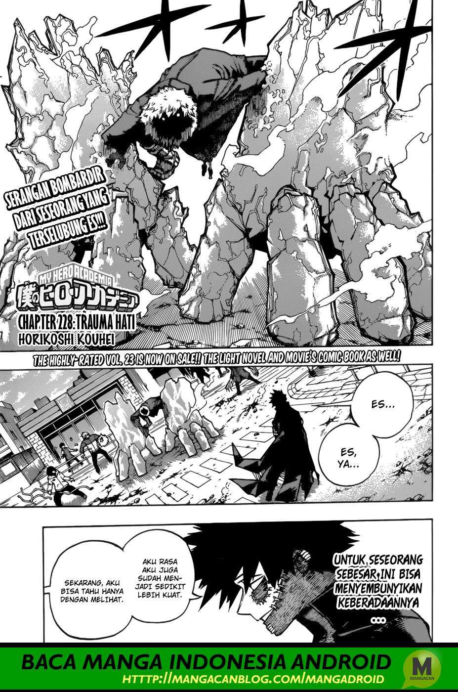 Boku no Hero Academia Chapter 228 - halaman 1