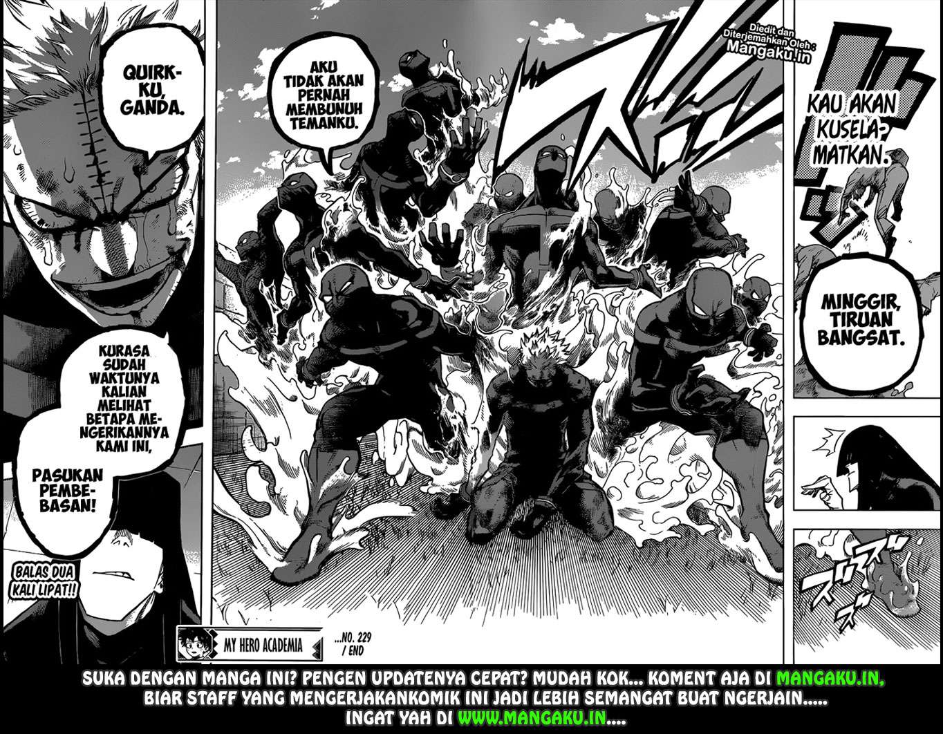 Boku no Hero Academia Chapter 229 - halaman 17