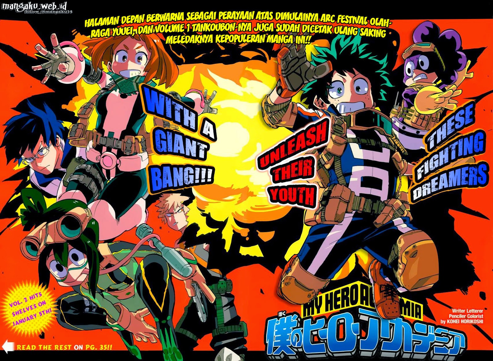 Boku no Hero Academia Chapter 23 - halaman 4