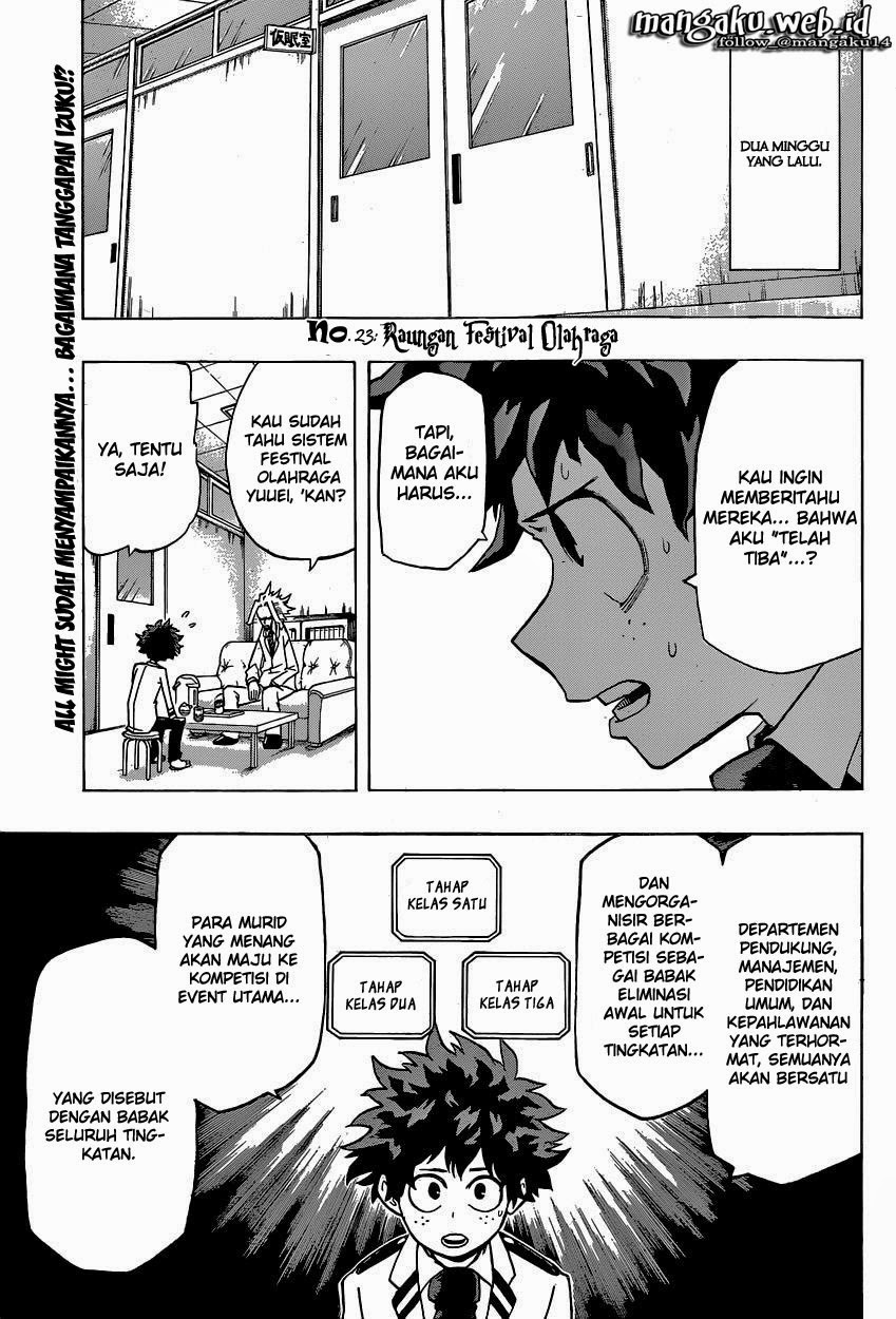 Boku no Hero Academia Chapter 23 - halaman 5