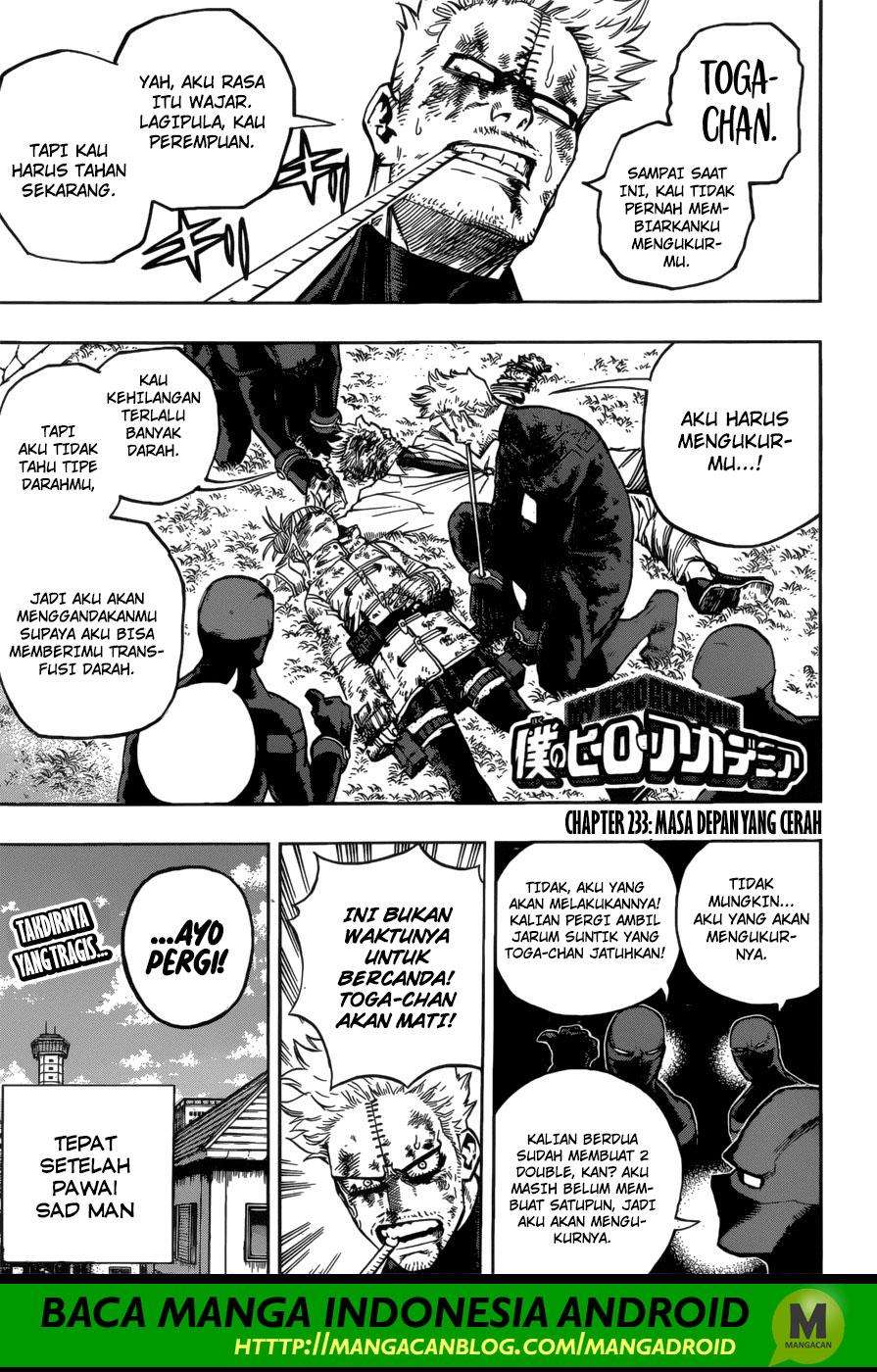 Boku no Hero Academia Chapter 233 - halaman 1