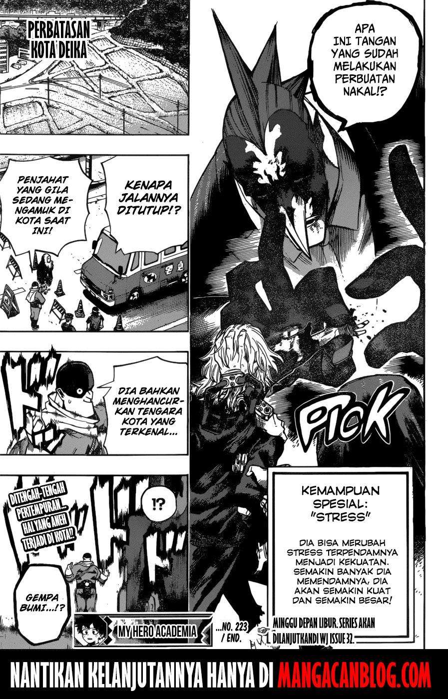 Boku no Hero Academia Chapter 233 - halaman 16