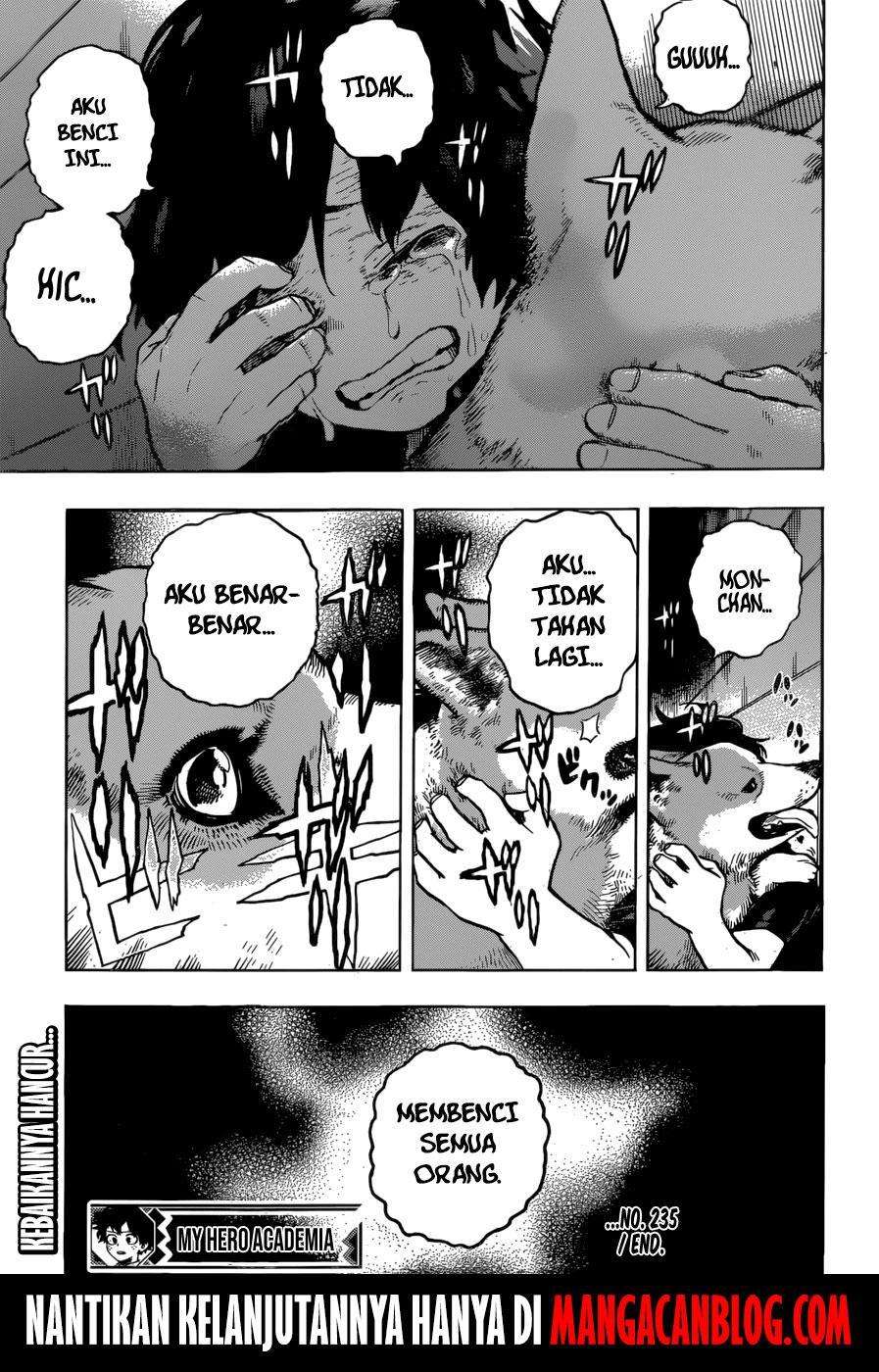 Boku no Hero Academia Chapter 235 - halaman 19