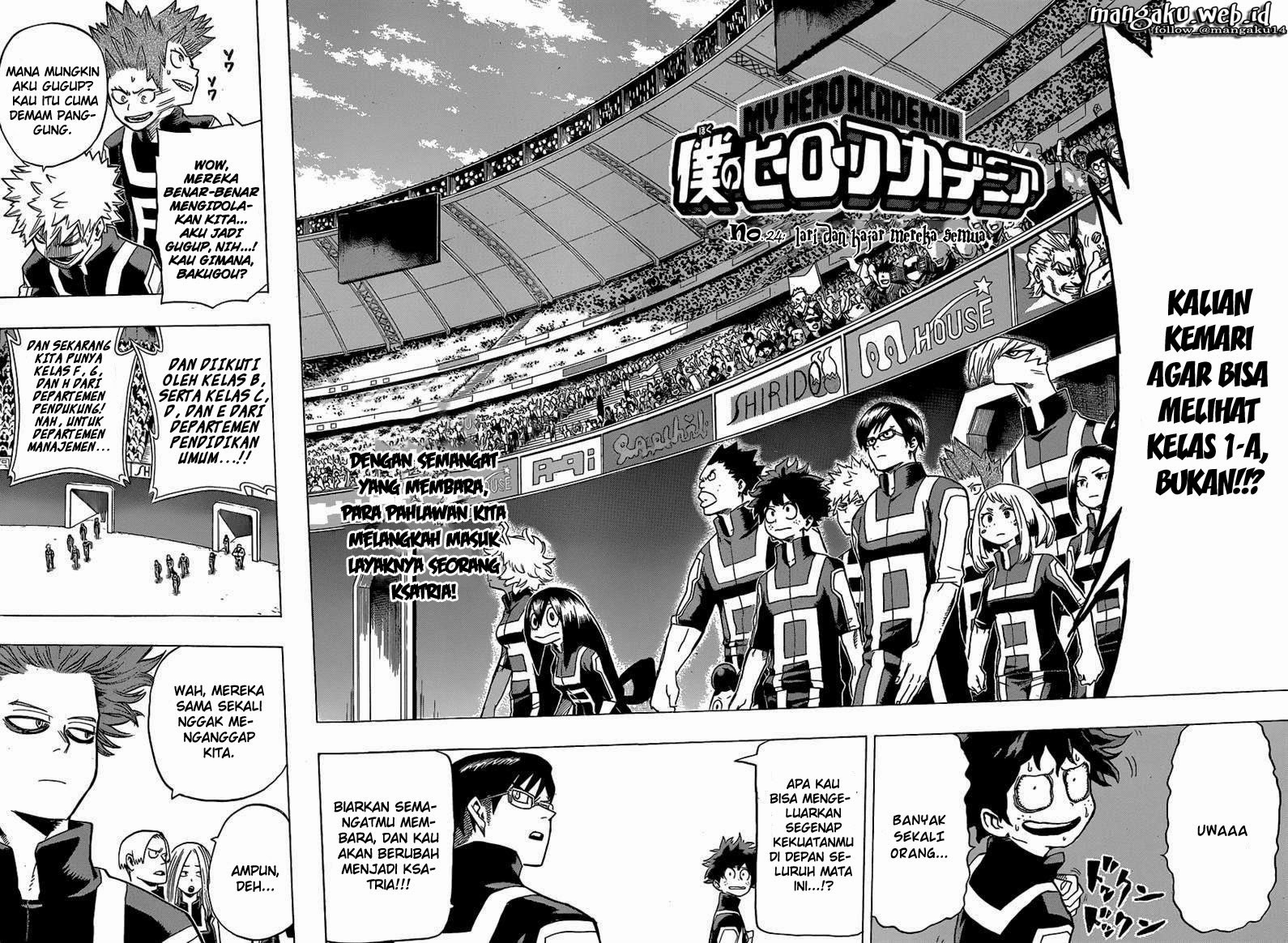 Boku no Hero Academia Chapter 24 - halaman 4