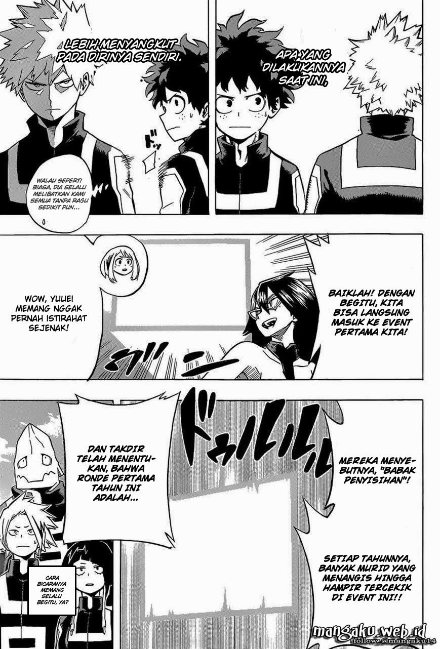 Boku no Hero Academia Chapter 24 - halaman 8