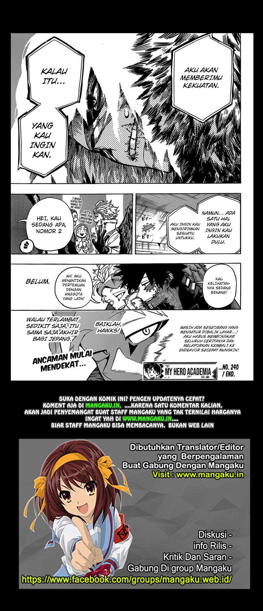 Boku no Hero Academia Chapter 240 - halaman 14