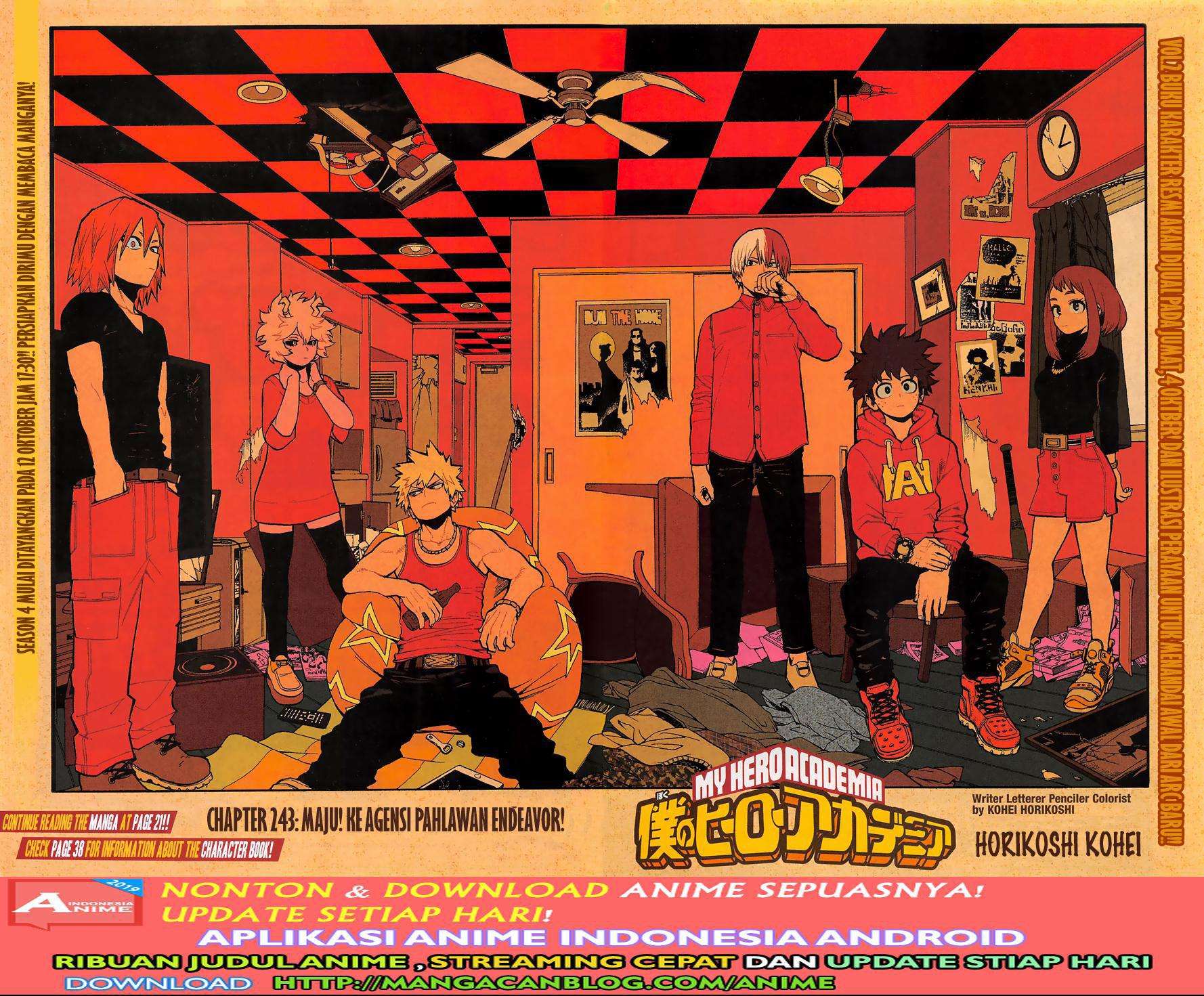 Boku no Hero Academia Chapter 243 - halaman 2
