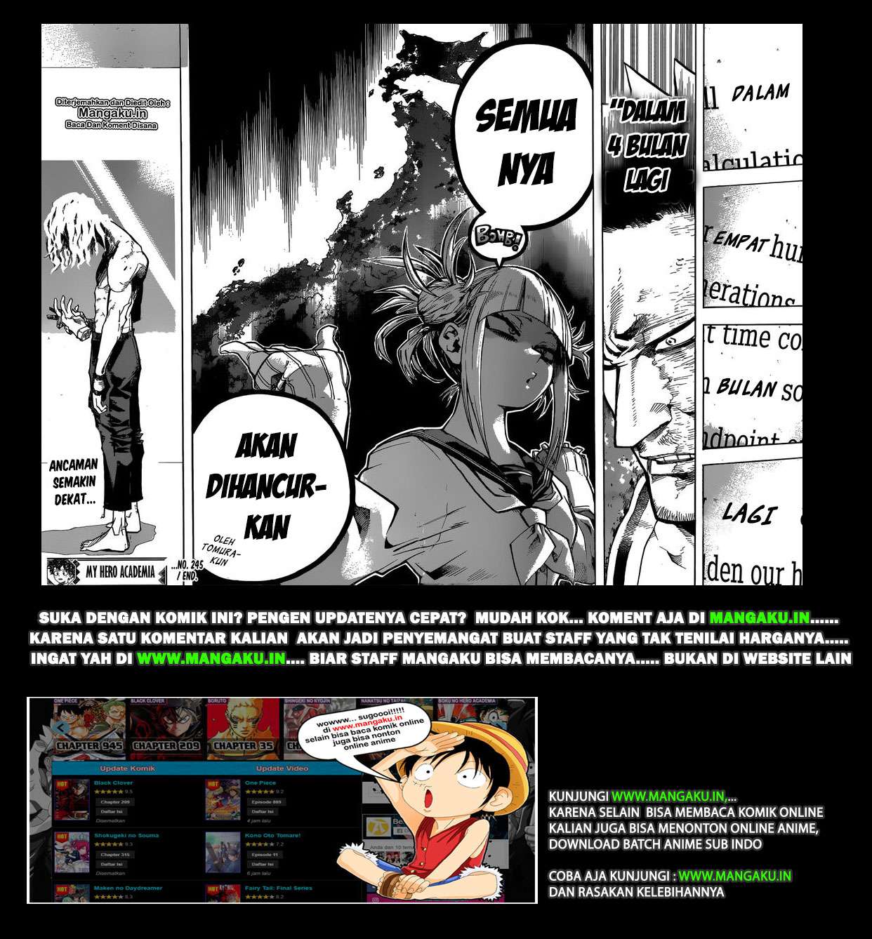 Boku no Hero Academia Chapter 245 - halaman 17
