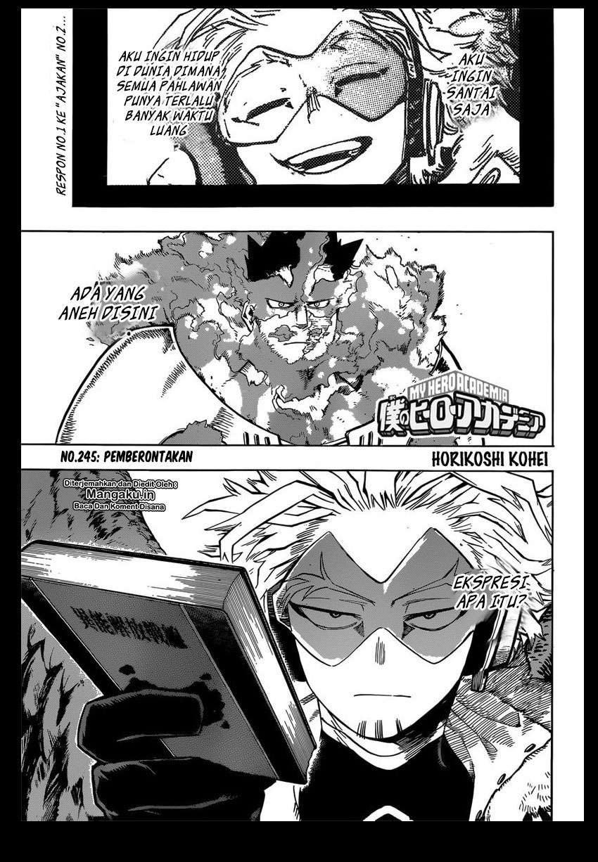 Boku no Hero Academia Chapter 245 - halaman 2