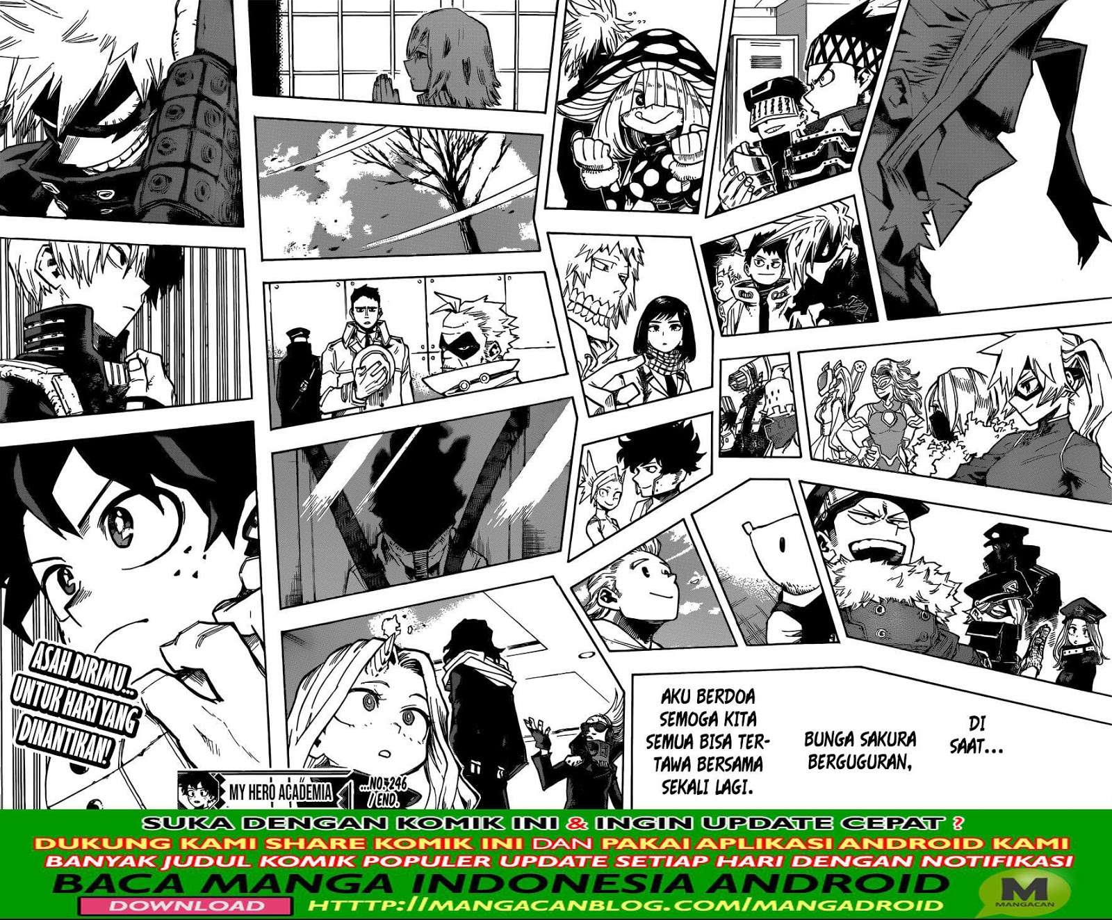Boku no Hero Academia Chapter 246 - halaman 15