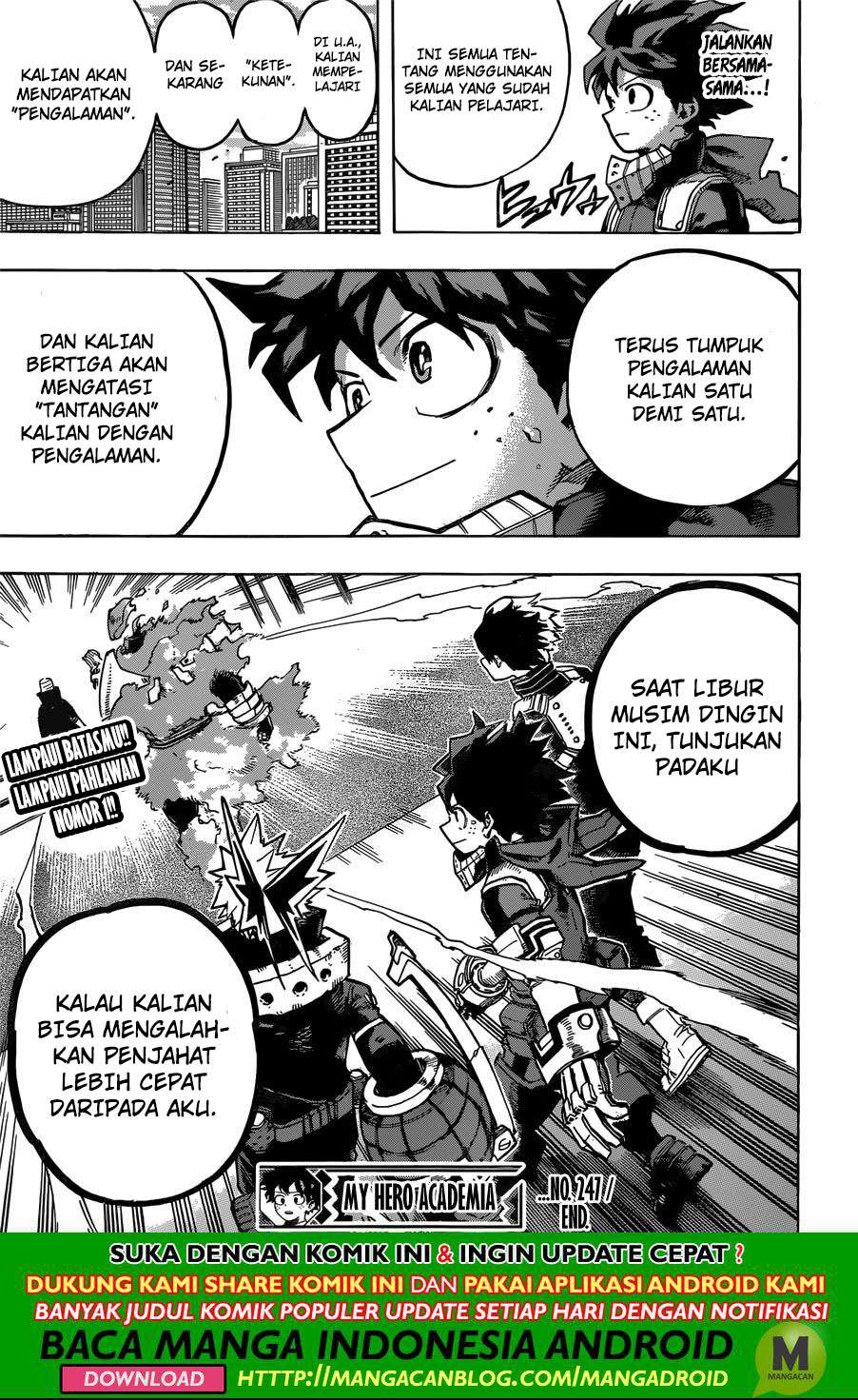 Boku no Hero Academia Chapter 247 - halaman 13