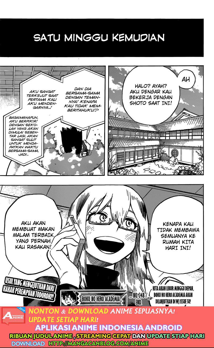 Boku no Hero Academia Chapter 248 - halaman 13