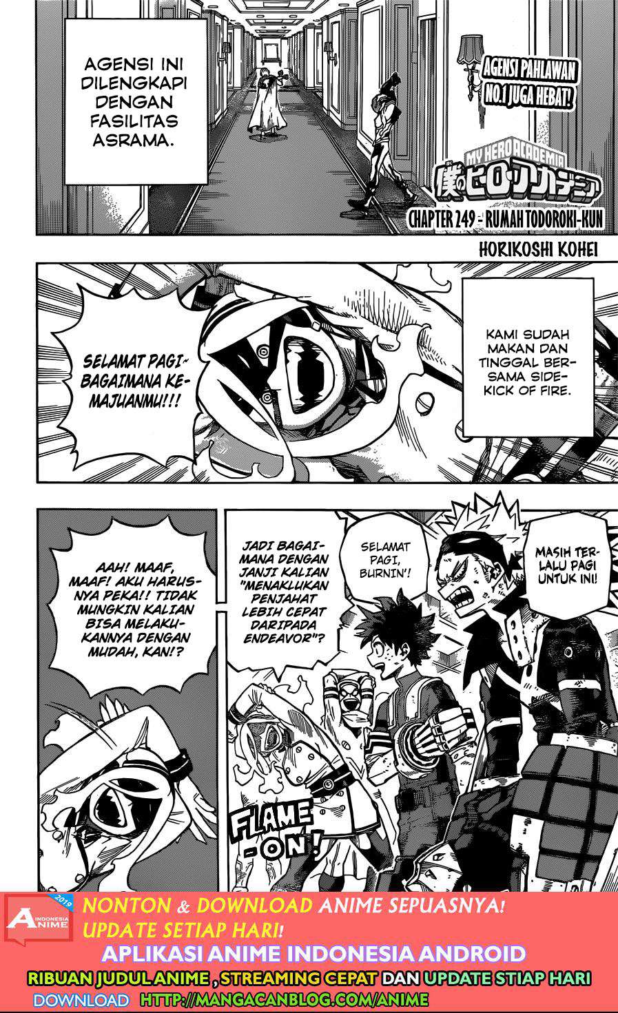 Boku no Hero Academia Chapter 249 - halaman 2