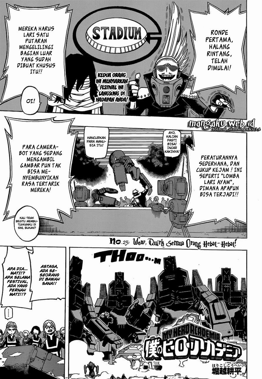 Boku no Hero Academia Chapter 25 - halaman 4