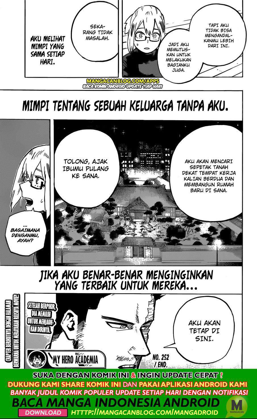 Boku no Hero Academia Chapter 252 - halaman 13