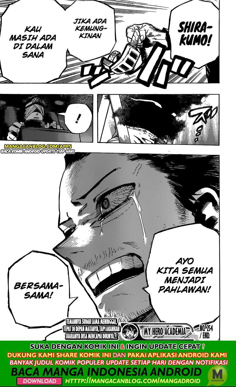 Boku no Hero Academia Chapter 254 - halaman 15