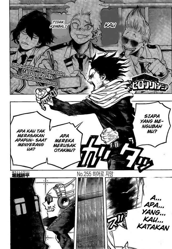Boku no Hero Academia Chapter 255 - halaman 3