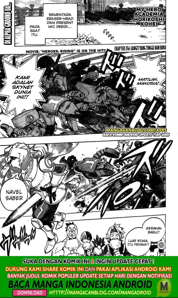 Boku no Hero Academia Chapter 256 - halaman 1