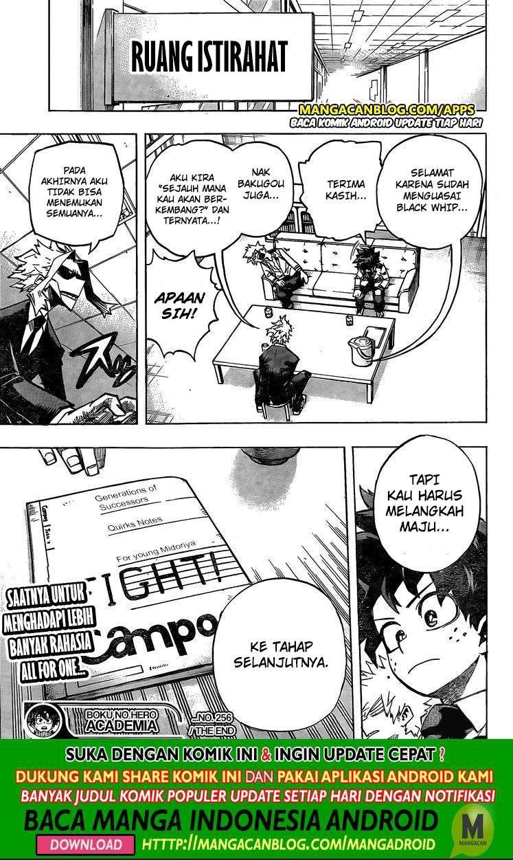 Boku no Hero Academia Chapter 256 - halaman 14