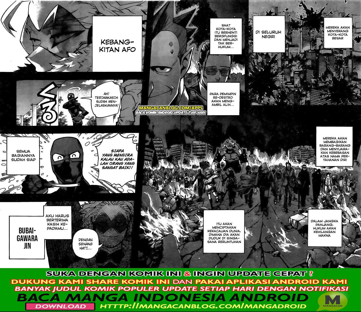 Boku no Hero Academia Chapter 258 - halaman 8