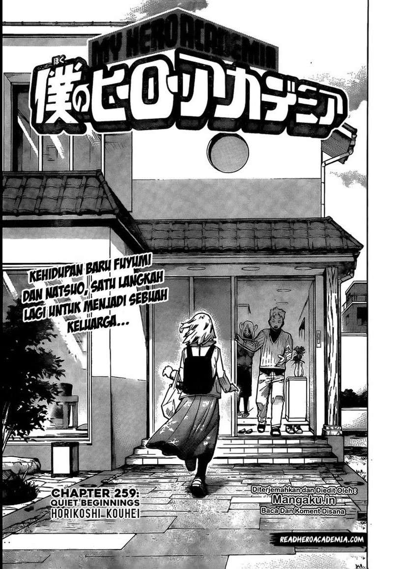Boku no Hero Academia Chapter 259 - halaman 1
