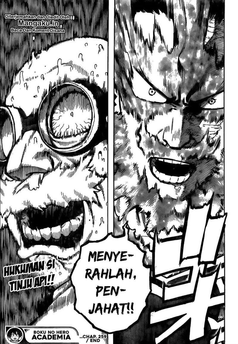 Boku no Hero Academia Chapter 259 - halaman 15