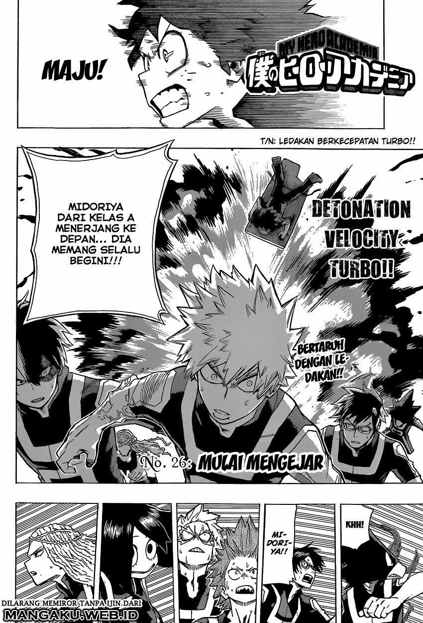 Boku no Hero Academia Chapter 26 - halaman 3