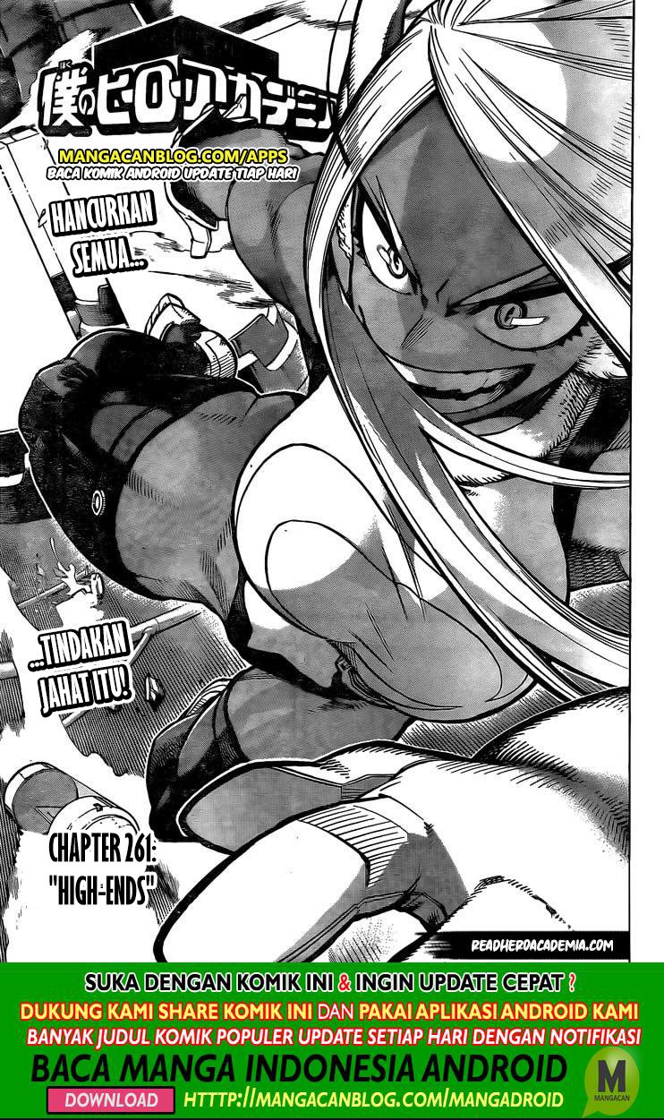Boku no Hero Academia Chapter 261 - halaman 1