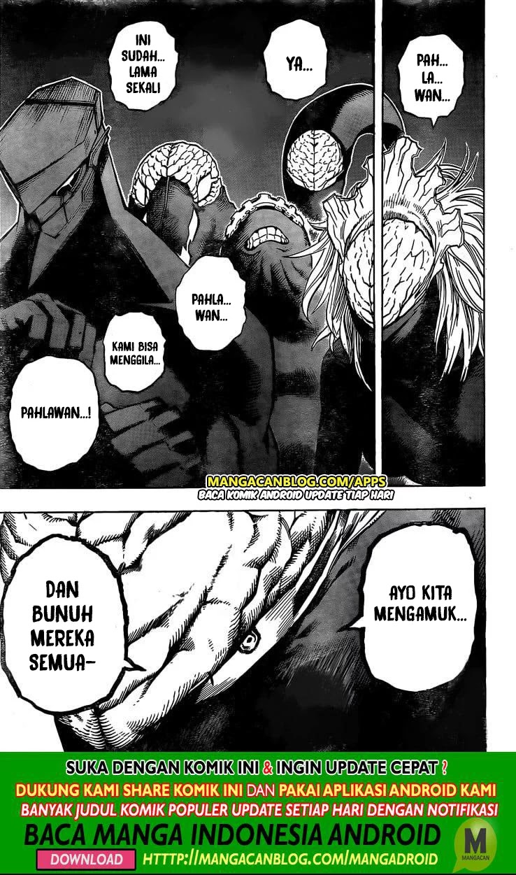 Boku no Hero Academia Chapter 261 - halaman 14