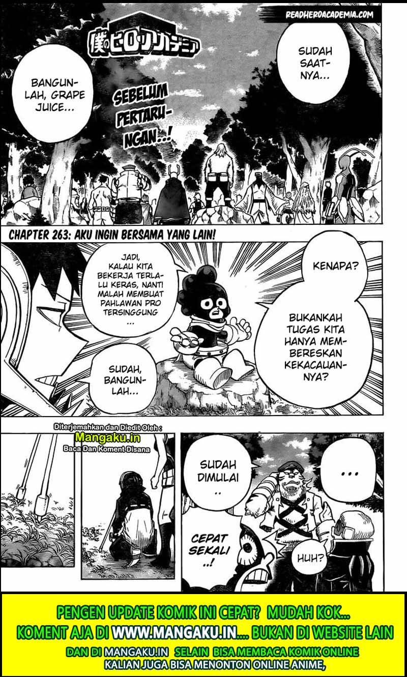 Boku no Hero Academia Chapter 263 - halaman 1