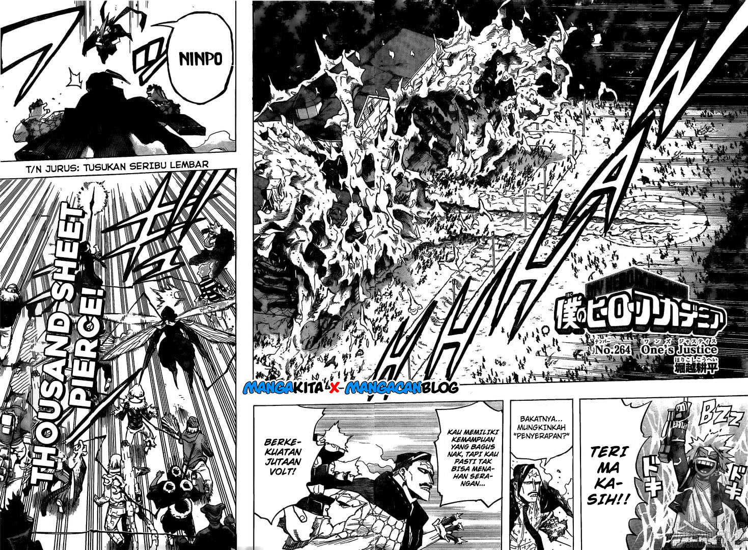 Boku no Hero Academia Chapter 264 - halaman 5