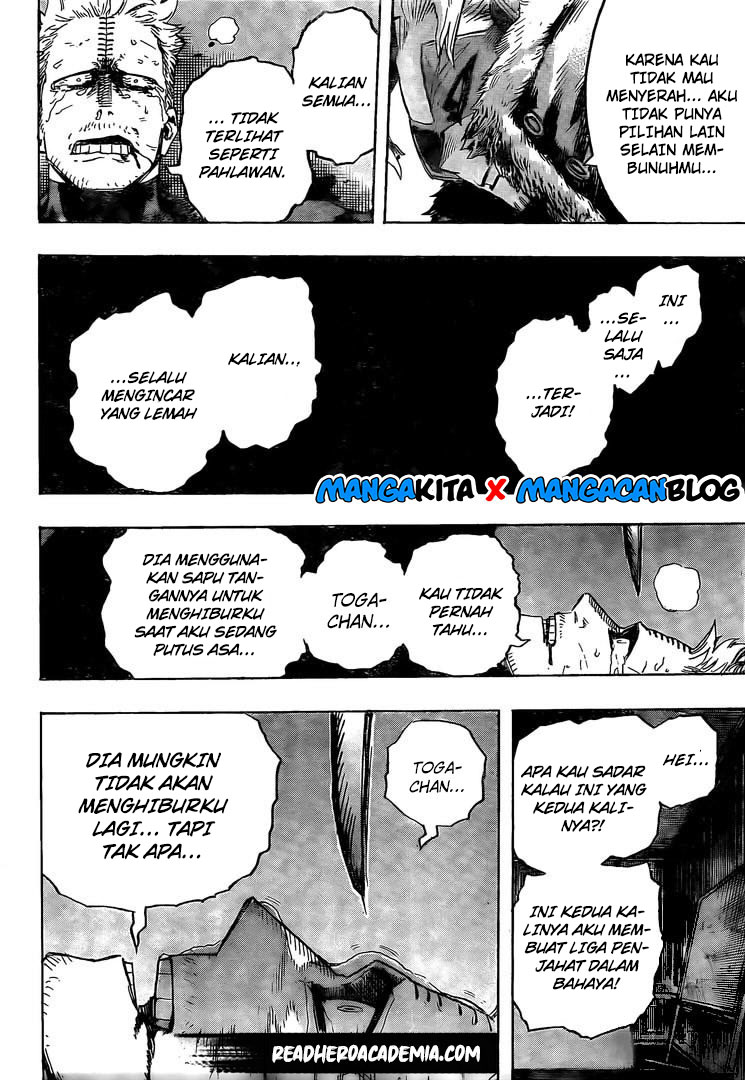 Boku no Hero Academia Chapter 265 - halaman 15