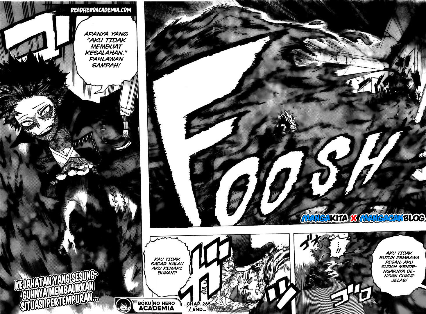 Boku no Hero Academia Chapter 265 - halaman 17