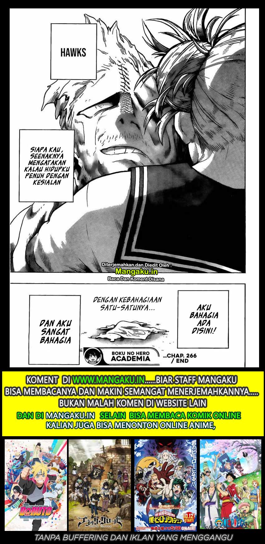 Boku no Hero Academia Chapter 266 - halaman 21