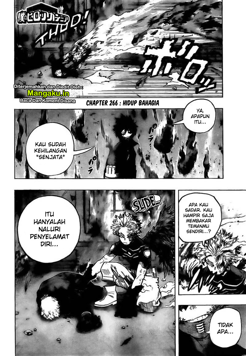 Boku no Hero Academia Chapter 266 - halaman 4