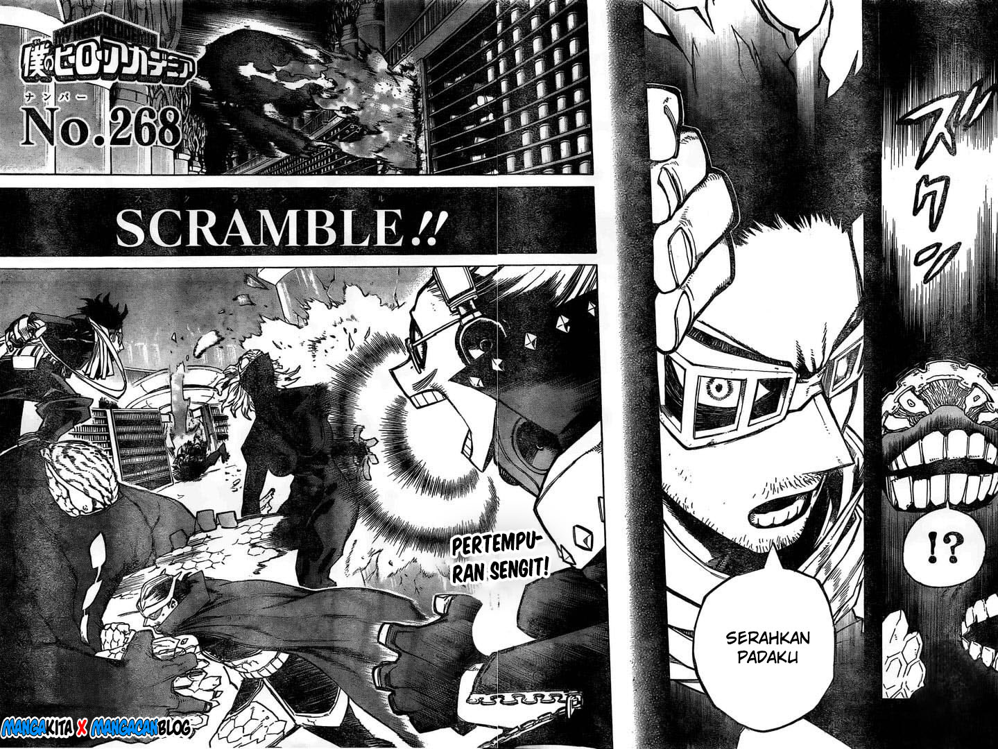 Boku no Hero Academia Chapter 268 - halaman 2