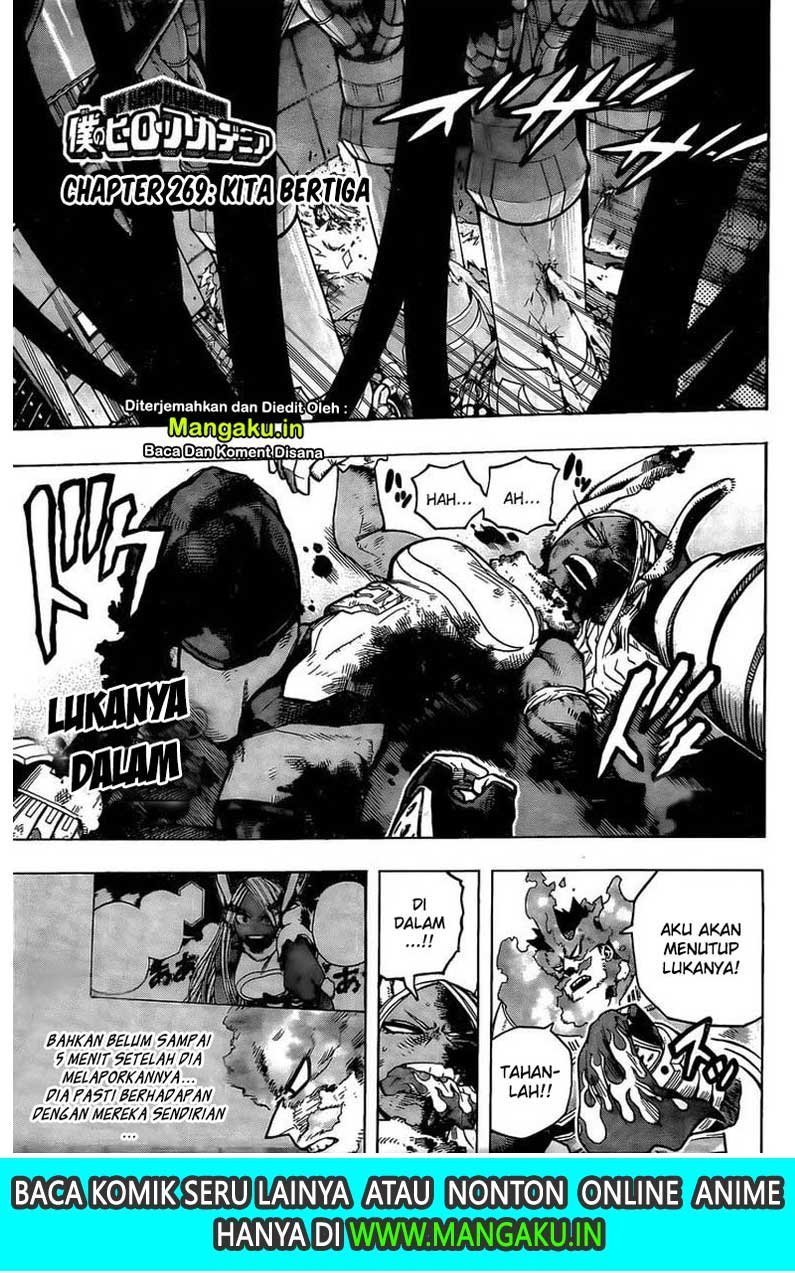 Boku no Hero Academia Chapter 269 - halaman 2