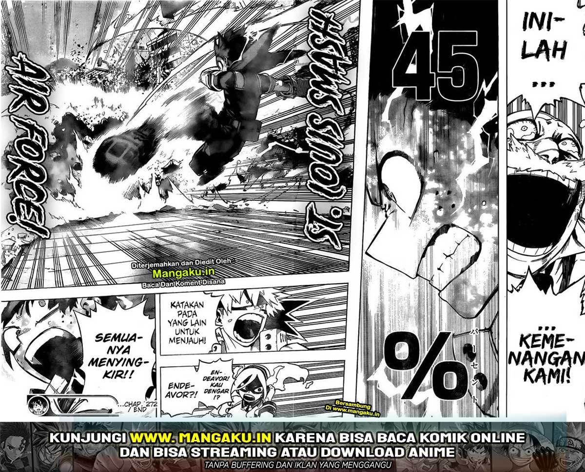 Boku no Hero Academia Chapter 272 - halaman 18