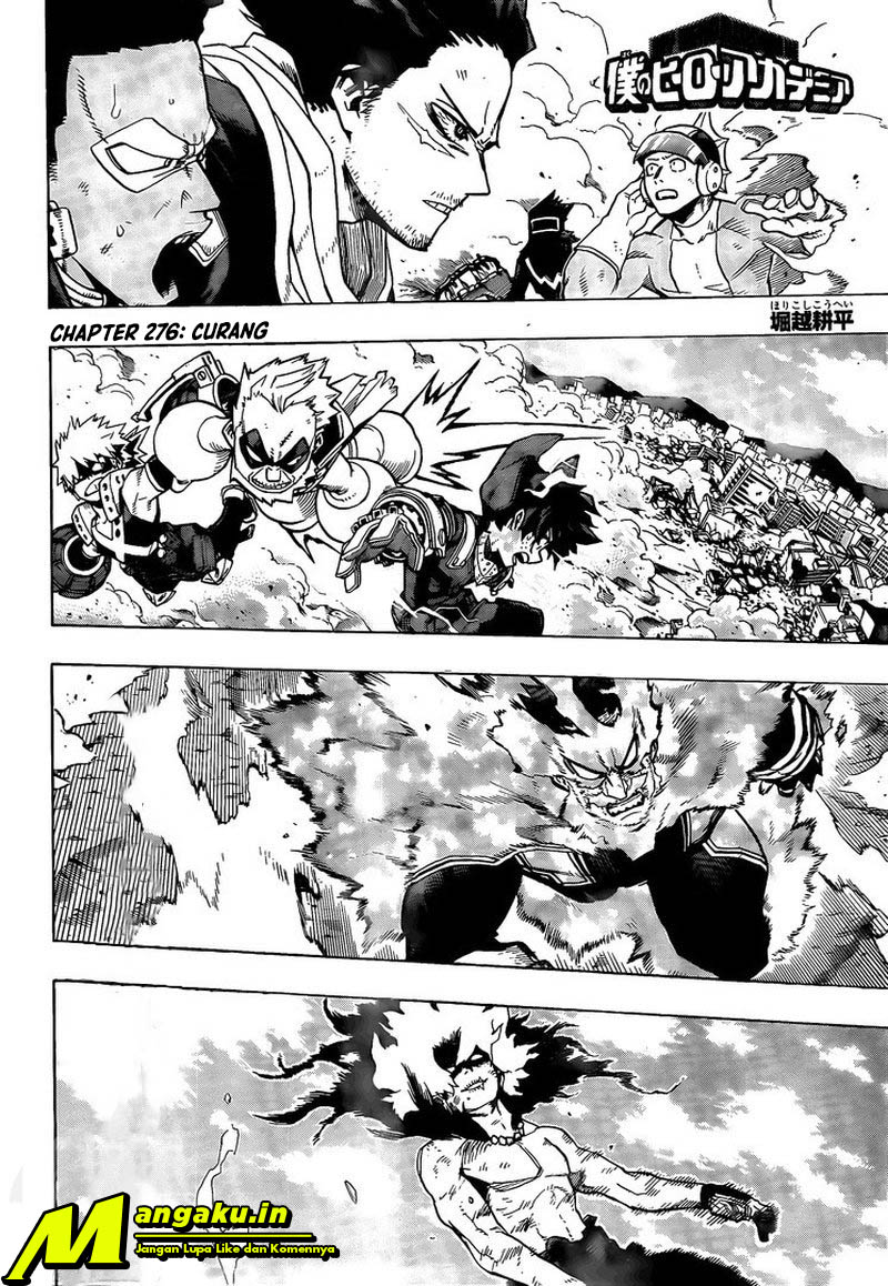 Boku no Hero Academia Chapter 276 - halaman 5