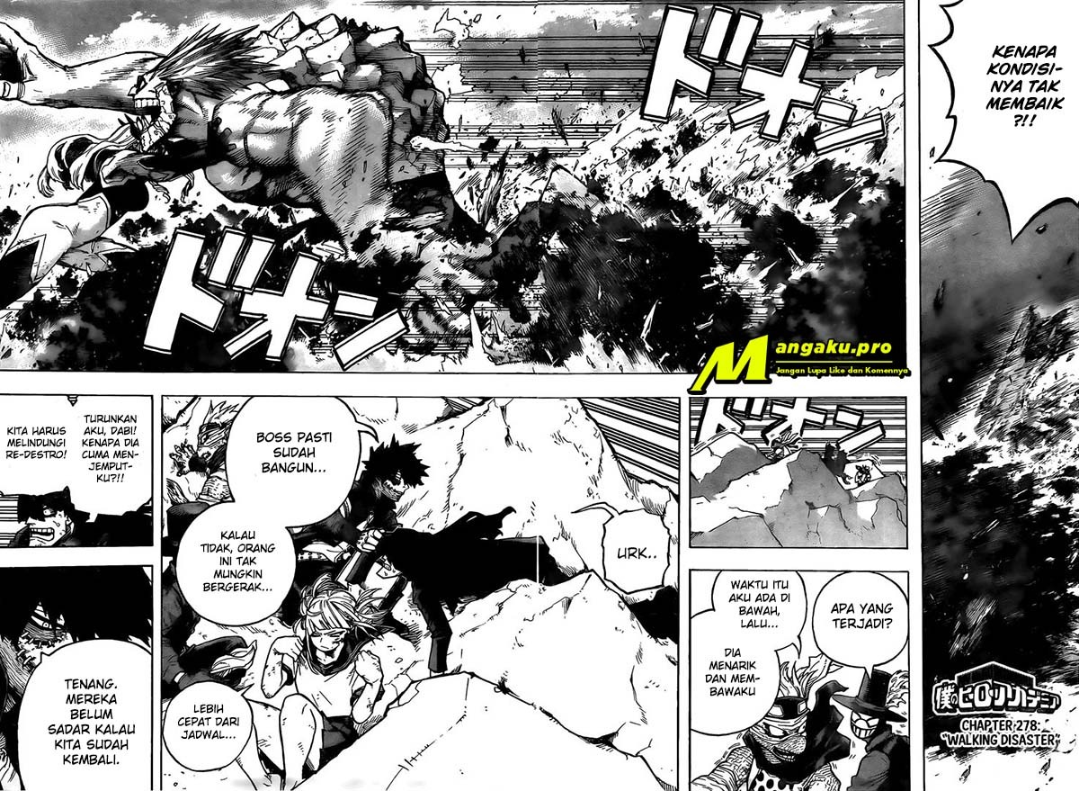 Boku no Hero Academia Chapter 278 - halaman 3