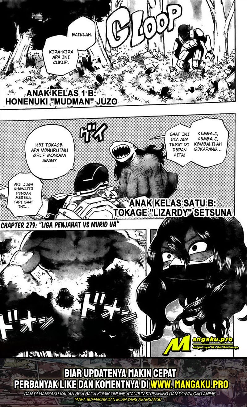 Boku no Hero Academia Chapter 279 - halaman 3