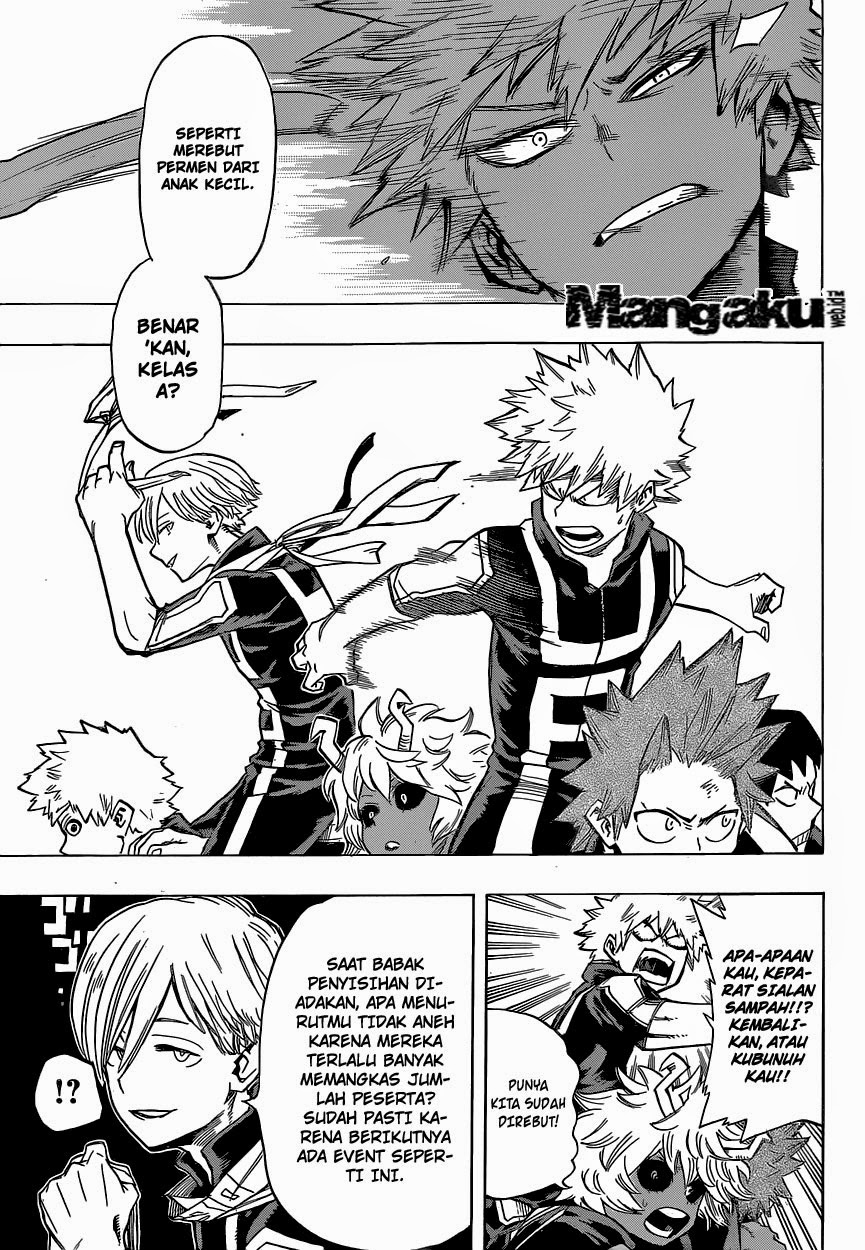 Boku no Hero Academia Chapter 28 - halaman 17
